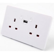 Ener-J Smart Wifi Double Plug Socket with USB