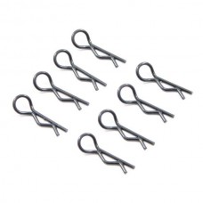 Fastrax Small Body Clips - Black (Pack of 8)