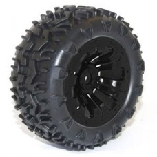 FTX Carnage Wheels/Tyres (pair) - Black