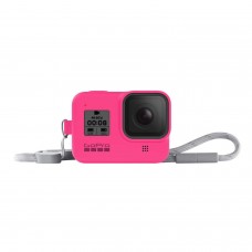 GoPro Hero 8 Sleeve + Lanyard (Pink)