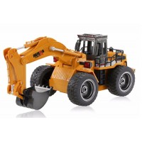 Huina 1/18th RC Excavator w/ Die Cast Bucket - 6Ch