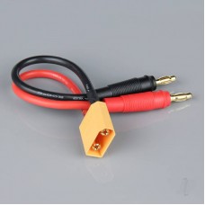 Radient Charge Lead, 4mm Bullet to XT90 Male, 12AWG, 150mm (ESC End)