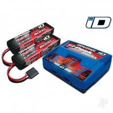 Traxxas 5000mah 3S 11.1v Lipo Batteries + Dual 8A Battery Charger Pack